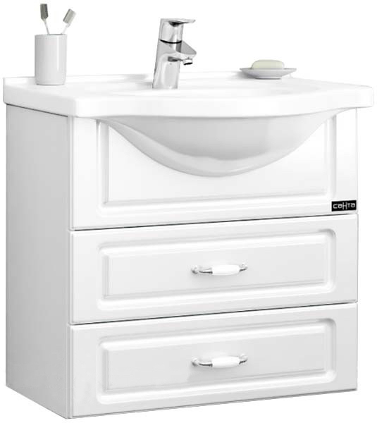 Тумба с раковиной Санта Верона 60 белый - 6