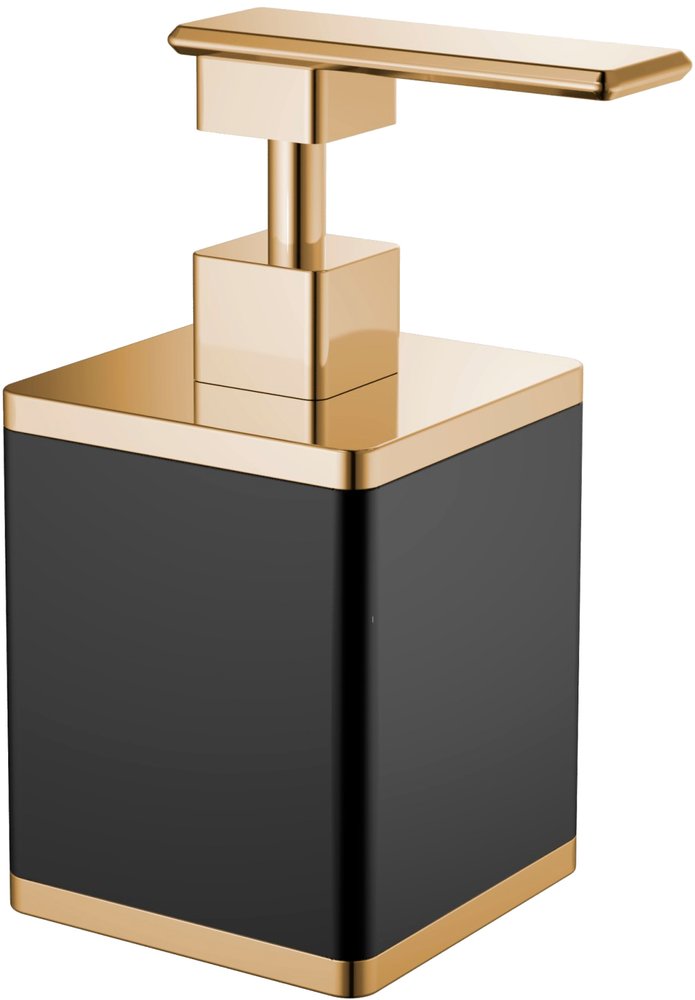 Дозатор Boheme Черный/Золото 10969-B-G - 0