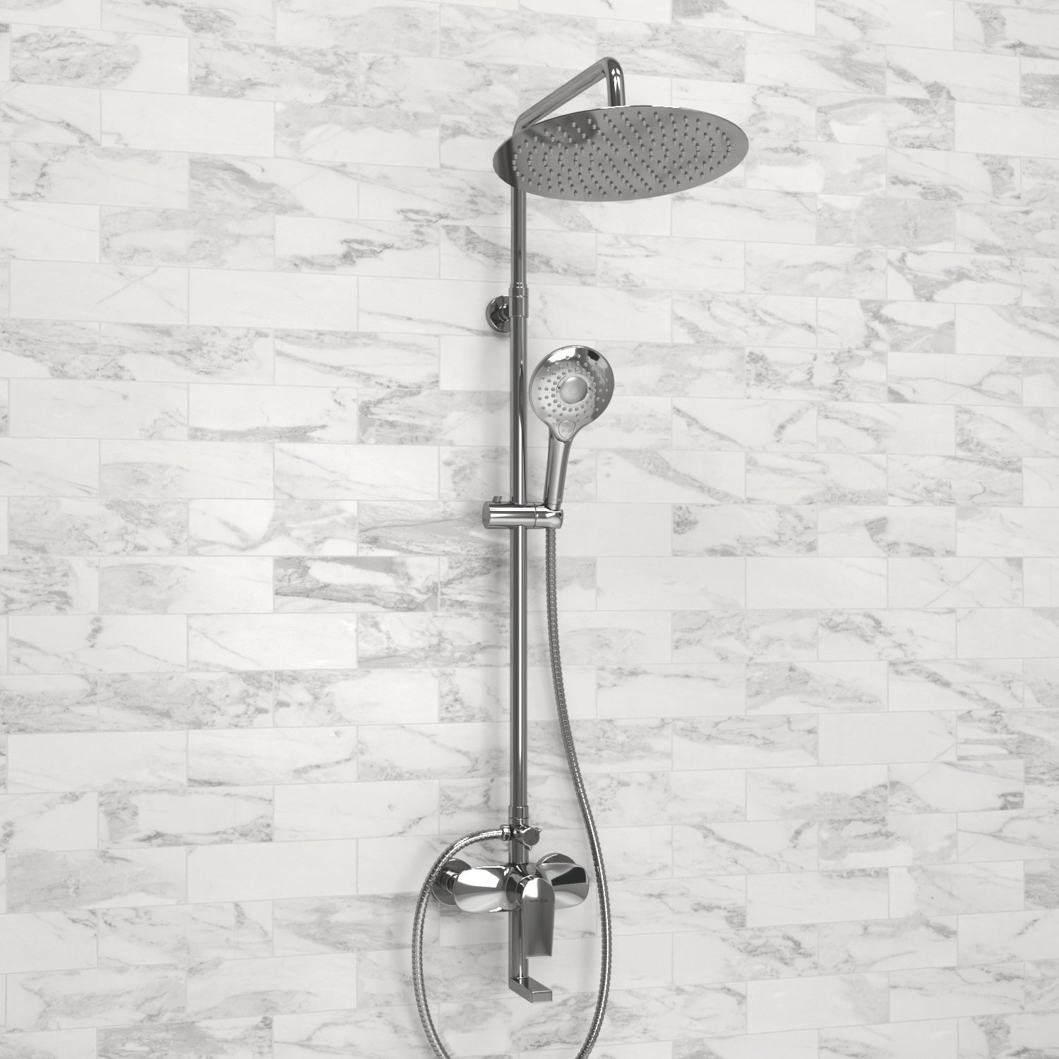 Душевая система WasserKraft 30 хром A166.116.101.010.CH - 1