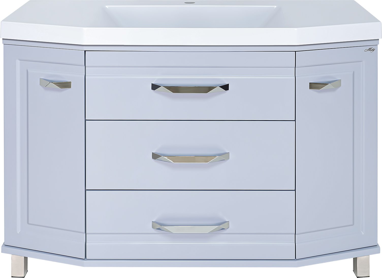 Тумба для комплекта Misty Терра 110 серая П-Тер01110-01503Я - 2