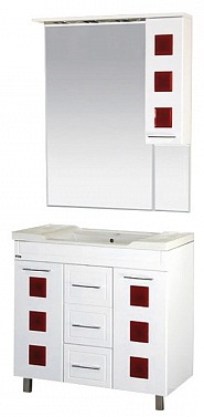 Тумба под раковину Misty Кармен 70 белая П-Крм01070-2615Пр - 1