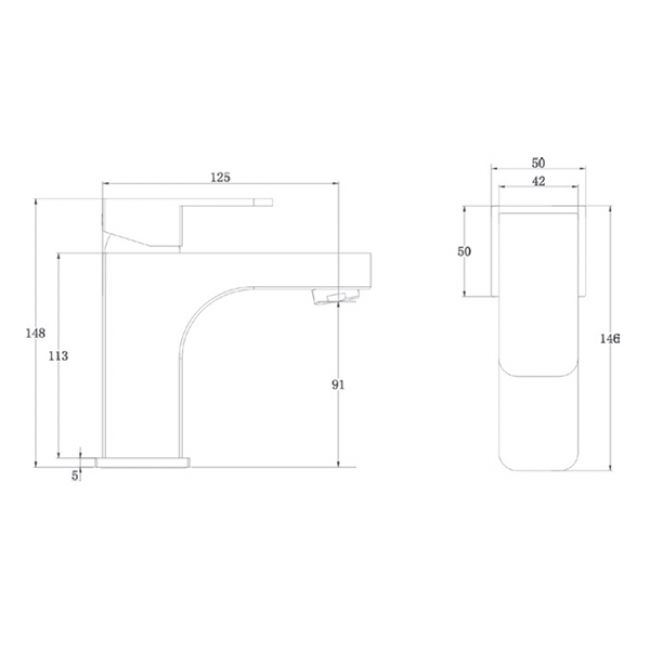 Смеситель для биде KAISER Sonat  34088-1 - 1