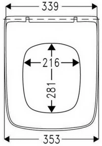 Крышка-сиденье Haro Dante 534526 ( для Roca Gap ) - 1