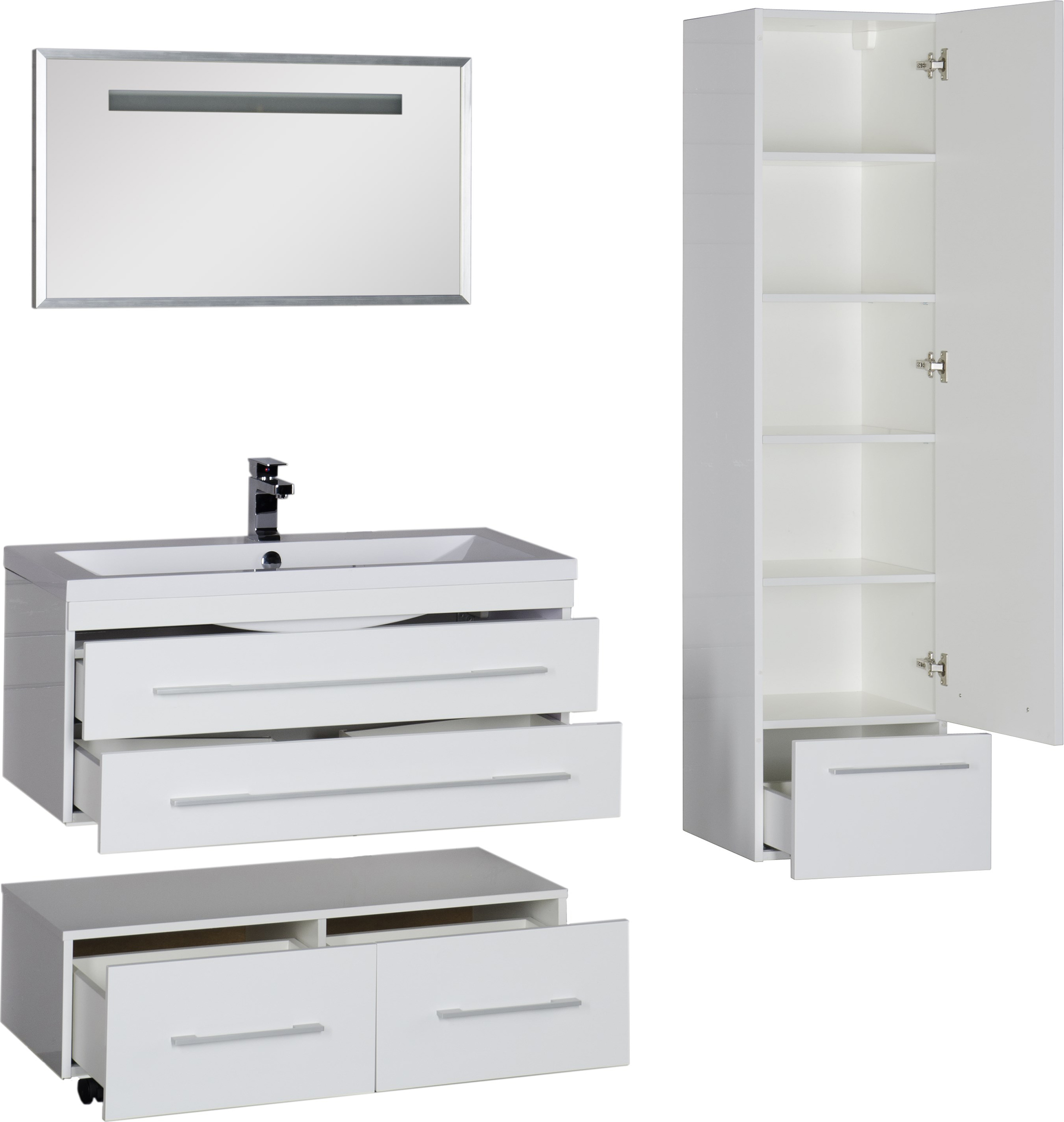 Мебель для ванной Aquanet Нота 100 белая 171496 - 29