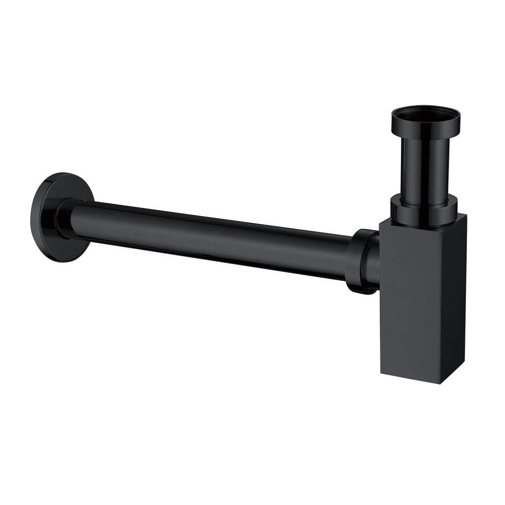 Сифон для раковины Abber черный, матовый  AF0031B - 0