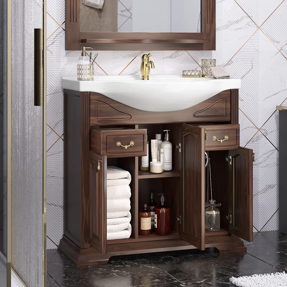 Комплект мебели Opadiris Риспекто 85 темное дерево - 4