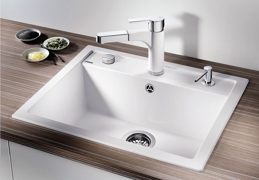 Мойка из гранита Blanco Dalago белый  514199 - 2