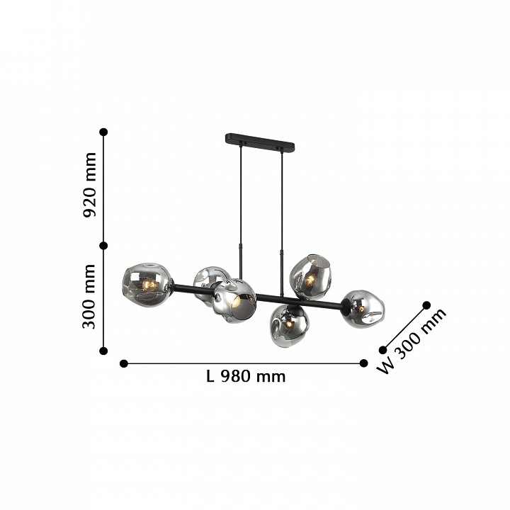 Подвесной светильник Favourite Traube 2361-6P - 1
