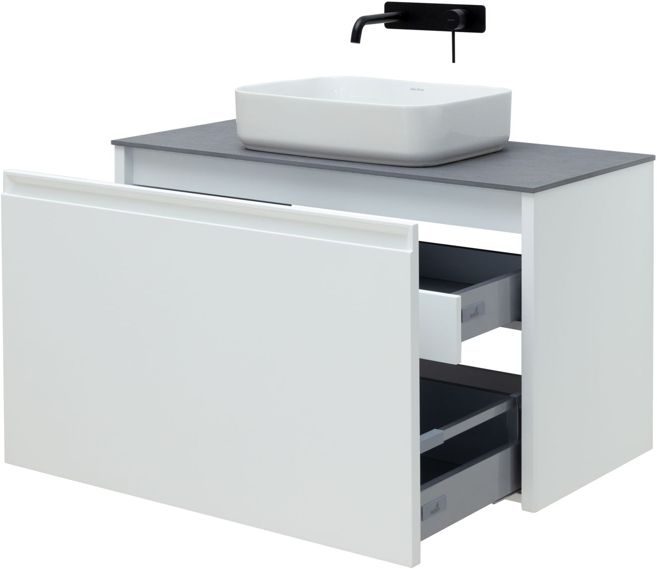 Тумба под раковину Allen Brau Fantasy 100 белый матовый 1.11004.WM - 4