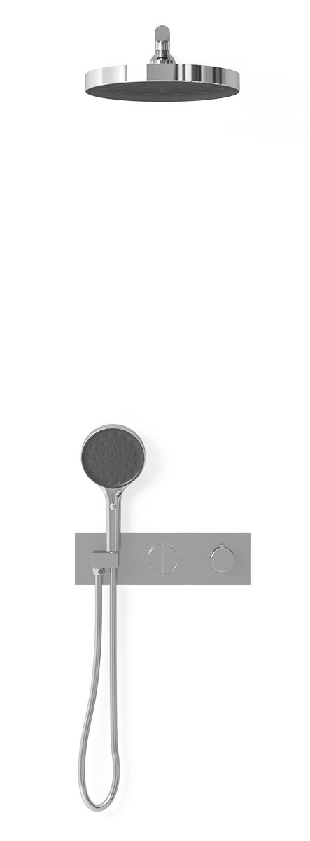 Душевой комплект Vincea Inspire с термостатом хром VSFW-422TI2CH - 1