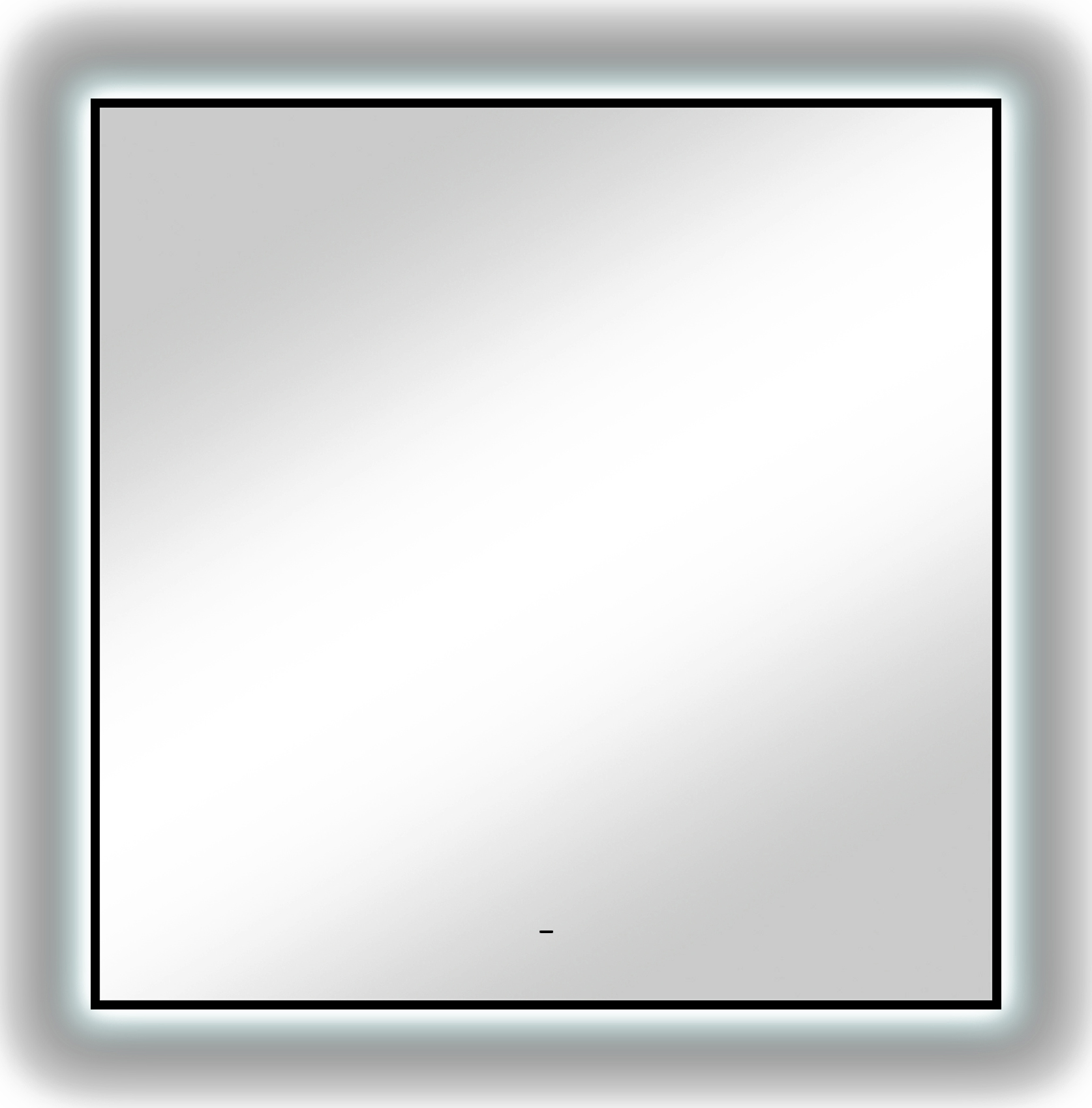 Зеркало DIWO Элиста 100x100 черное, с подсветкой сенсорной, квадратное, в скандинавском стиле ЗЛП1739 - 8