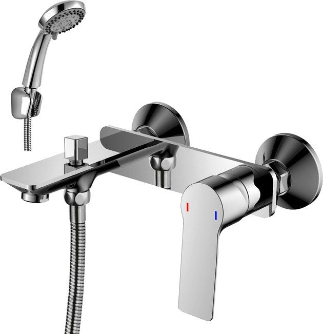 Смеситель для ванны Rossinka  хром  RS27-31 - 0