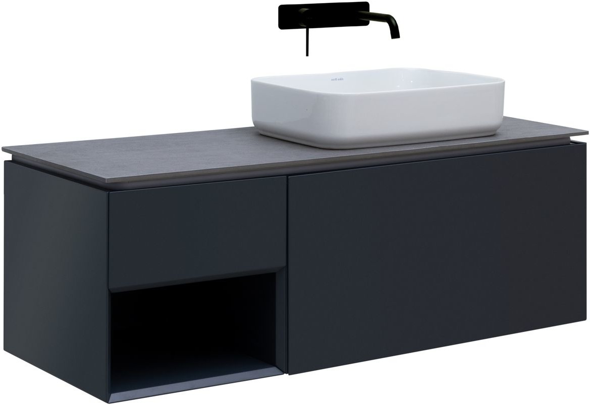 Тумба под раковину Allen Brau Infinity 120 R черный матовый 1.21008.AM - 1