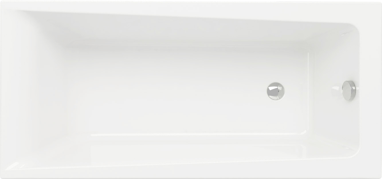 Акриловая ванна Cersanit Lorena 160 ультра белый 63322 - 0