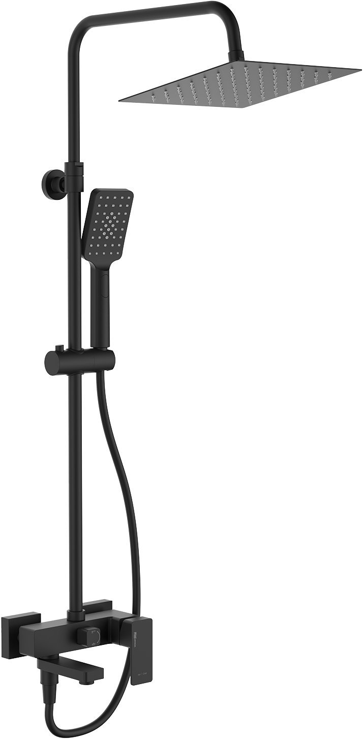 Душевая стойка Wasserkraft A27701 черная матовая - 0