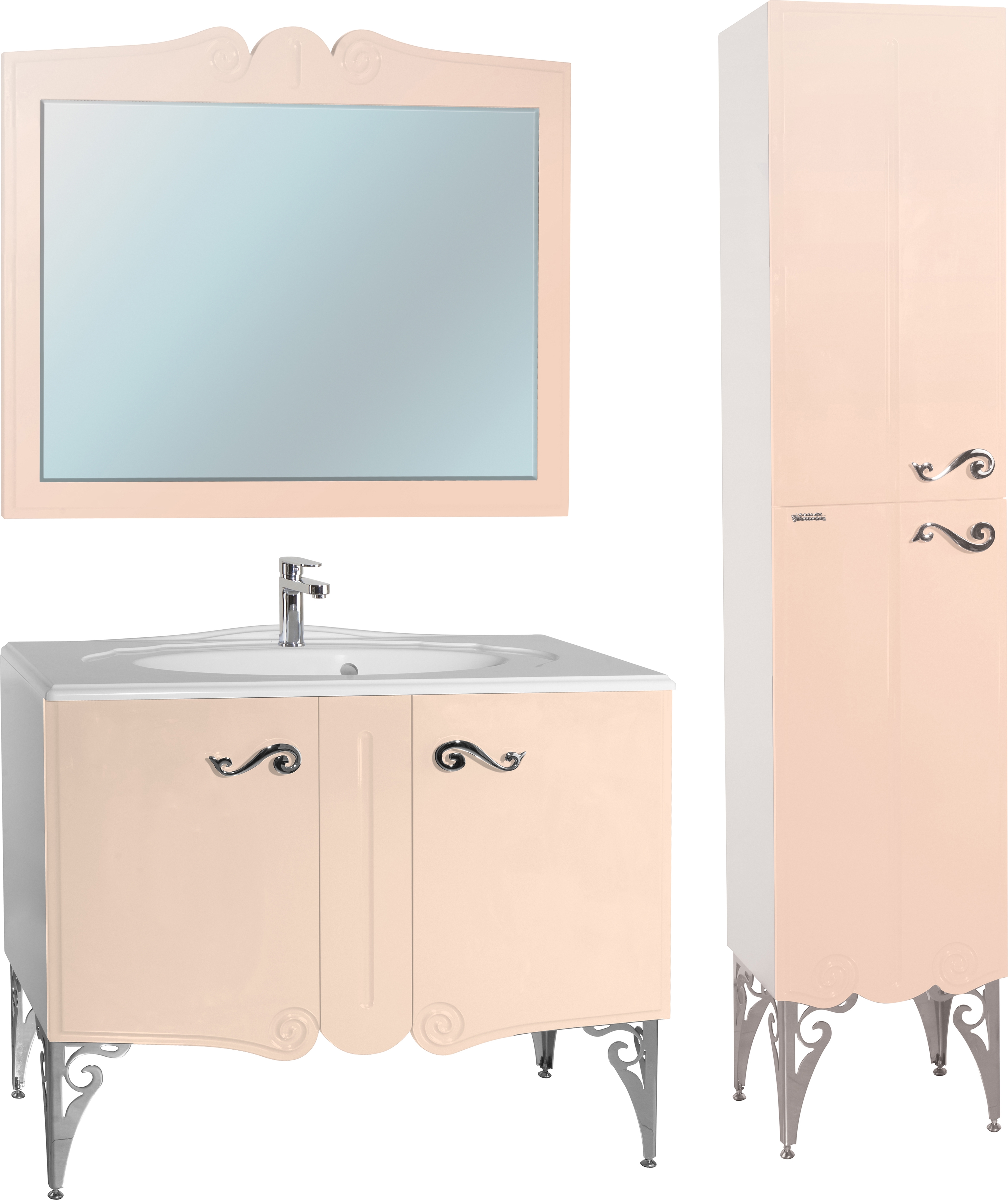 Тумба для комплекта Bellezza Эстель 90 бежевая 4638315000079 - 1