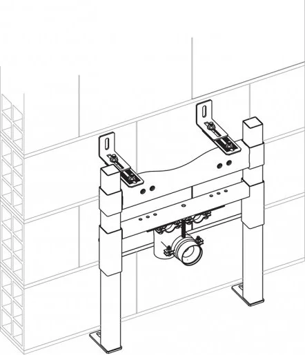Система инсталляции для биде BelBagno с крепежом BB024-BD - 5