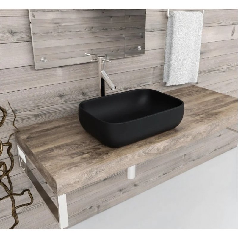 Раковина накладная Esbano Martel-S 45x32 черный матовый ESRNMARTSMB - 2