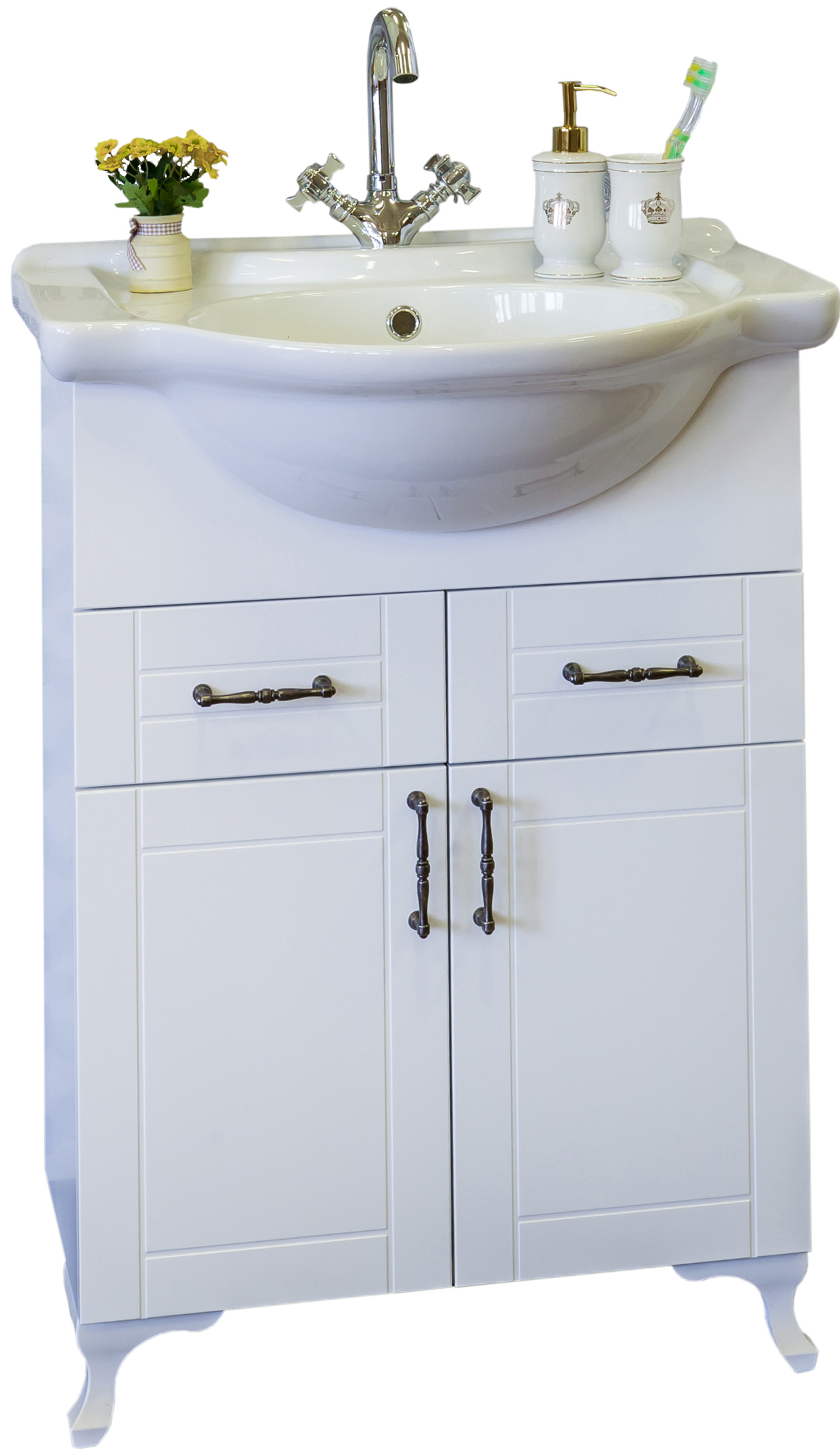 Тумба для комплекта Sanflor Глория 65 белая С04591 - 0