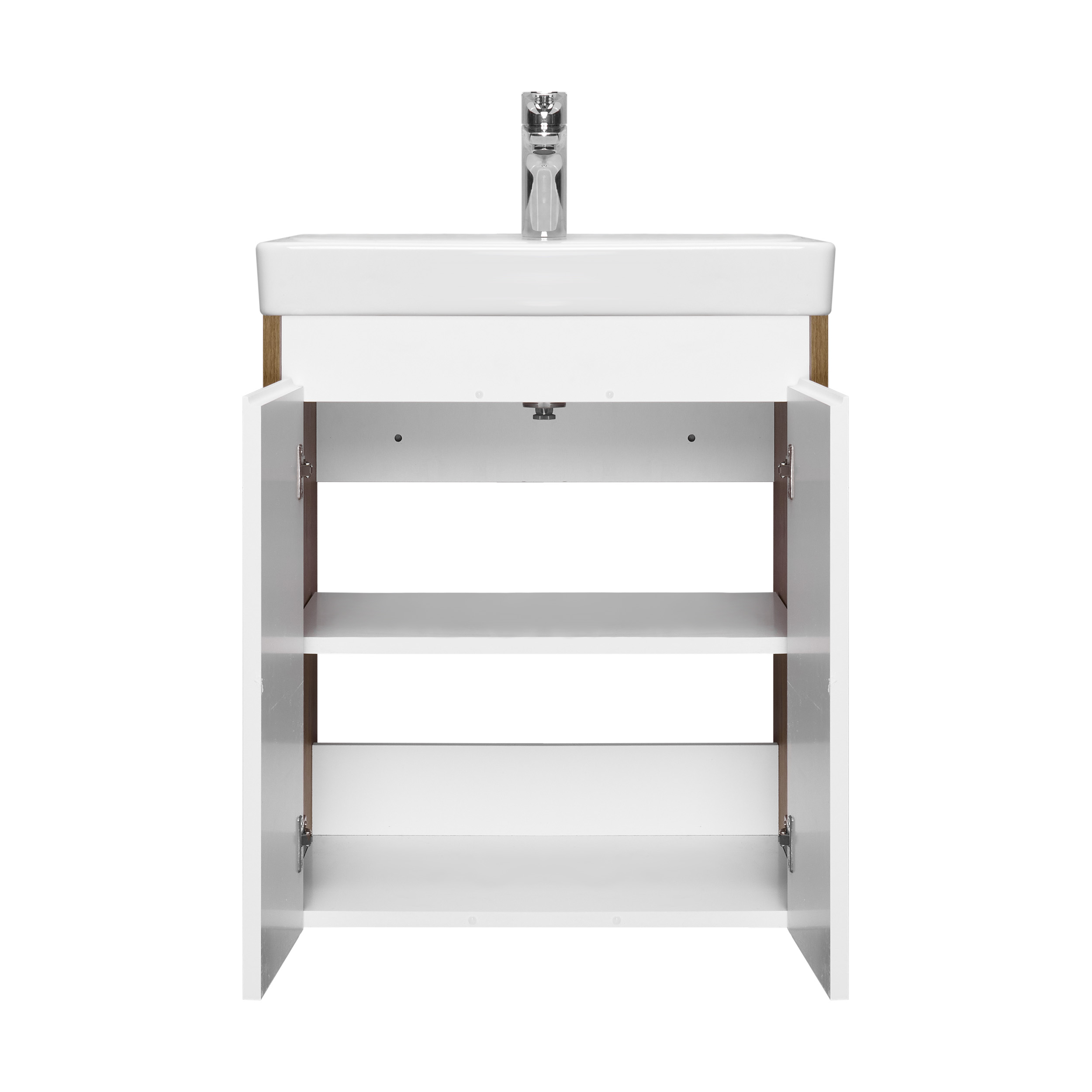 Комплект мебели Aquaton Сканди Doors 55 Белый глянец Дуб рустикальный - 7