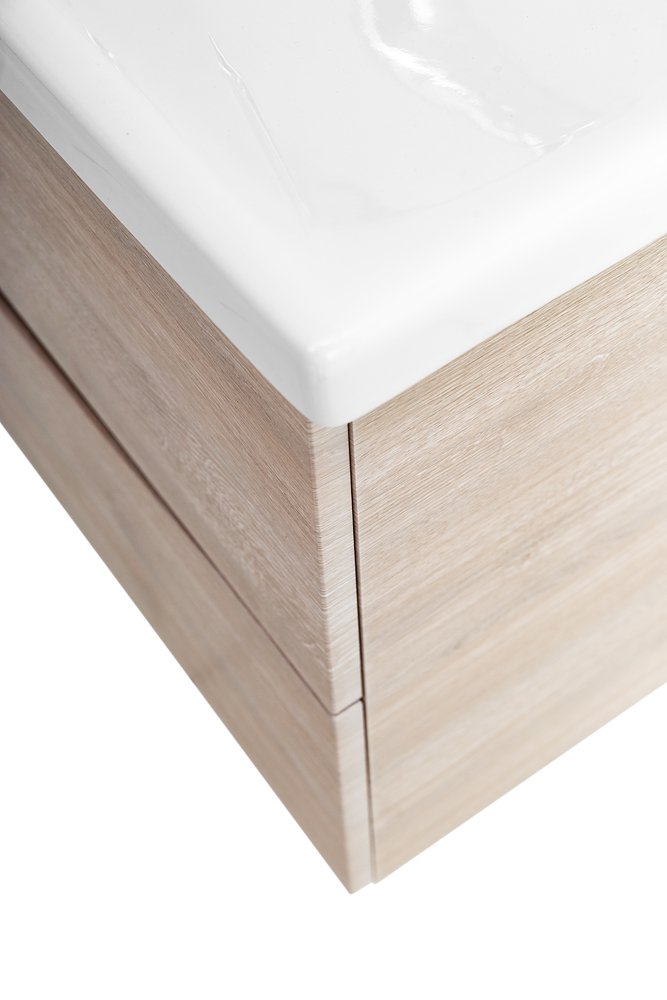 Тумба с раковиной Belbagno Marino-Cer 90 светлое дерево  - 8