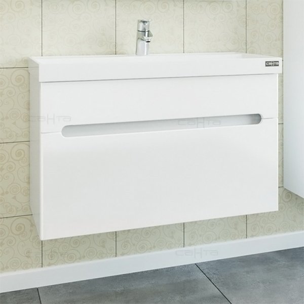 Мебель для ванной СанТа Лондон 80 подвесная - 2