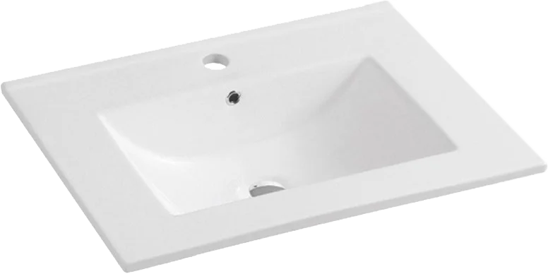 Тумба с раковиной Vincea Gio 60 светлое дерево - 3