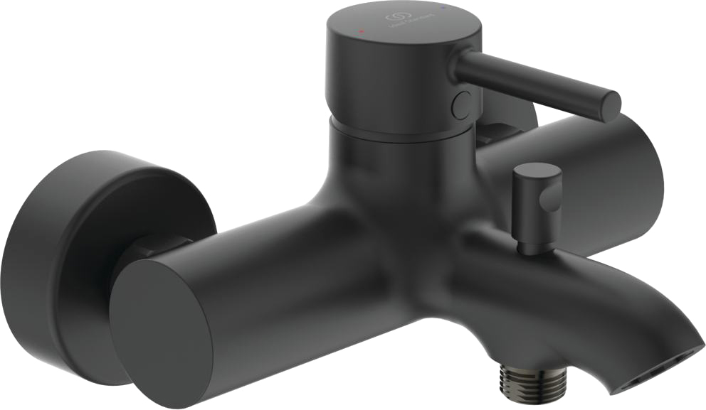 Смеситель для ванны с душем Ideal Standard Ceraline черный матовый BC199XG - 0