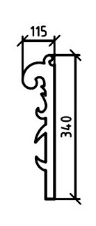 Ножки для тумбы Boheme Armadi Art Ajur nova 34 хром 880-CR - 3