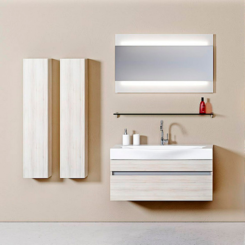 Тумба с раковиной Aqwella 5 stars Бергамо 100 акация - 2