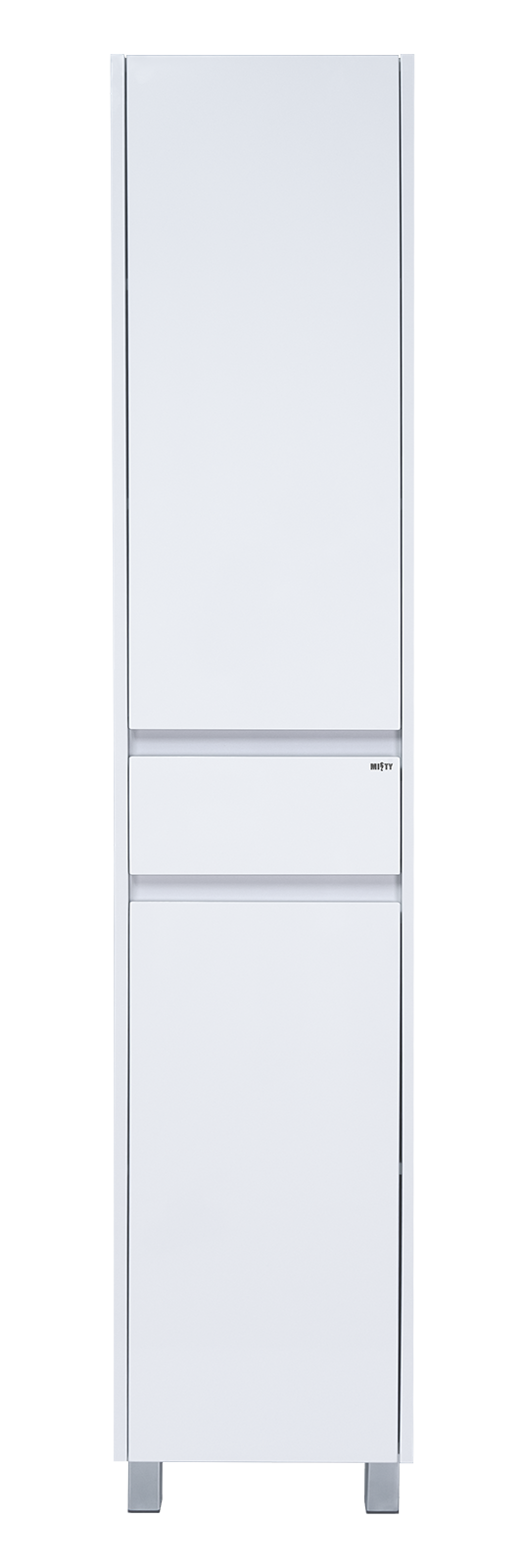 Шкаф-пенал Misty Алиса 35 R, белый, с ящиком Э-Али0501-01П - 0