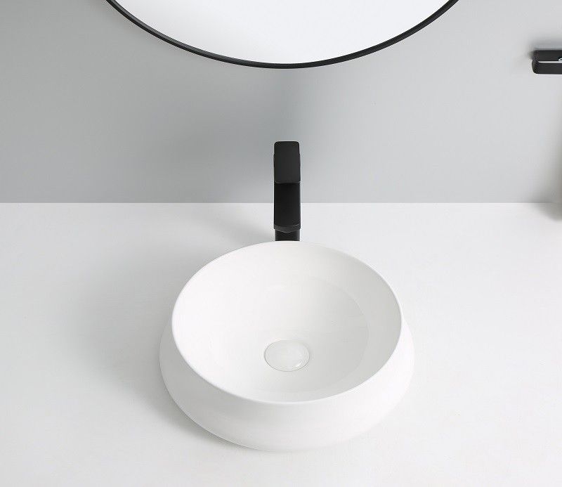 Раковина накладная Ceramalux N 50 белый  9426 - 0