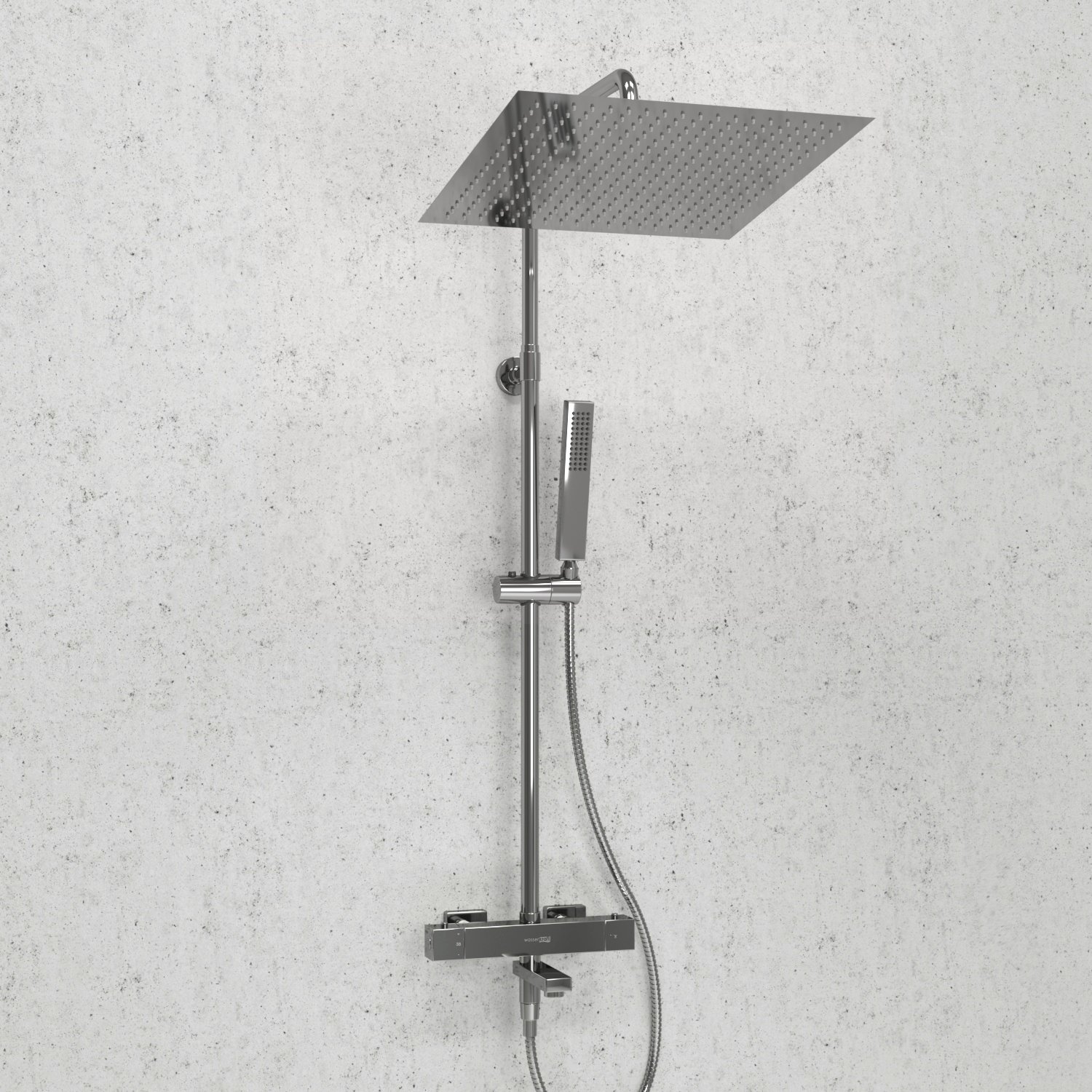 Душевая система WasserKraft 40 с термостатом хром A199.119.103.010.CH Thermo - 1