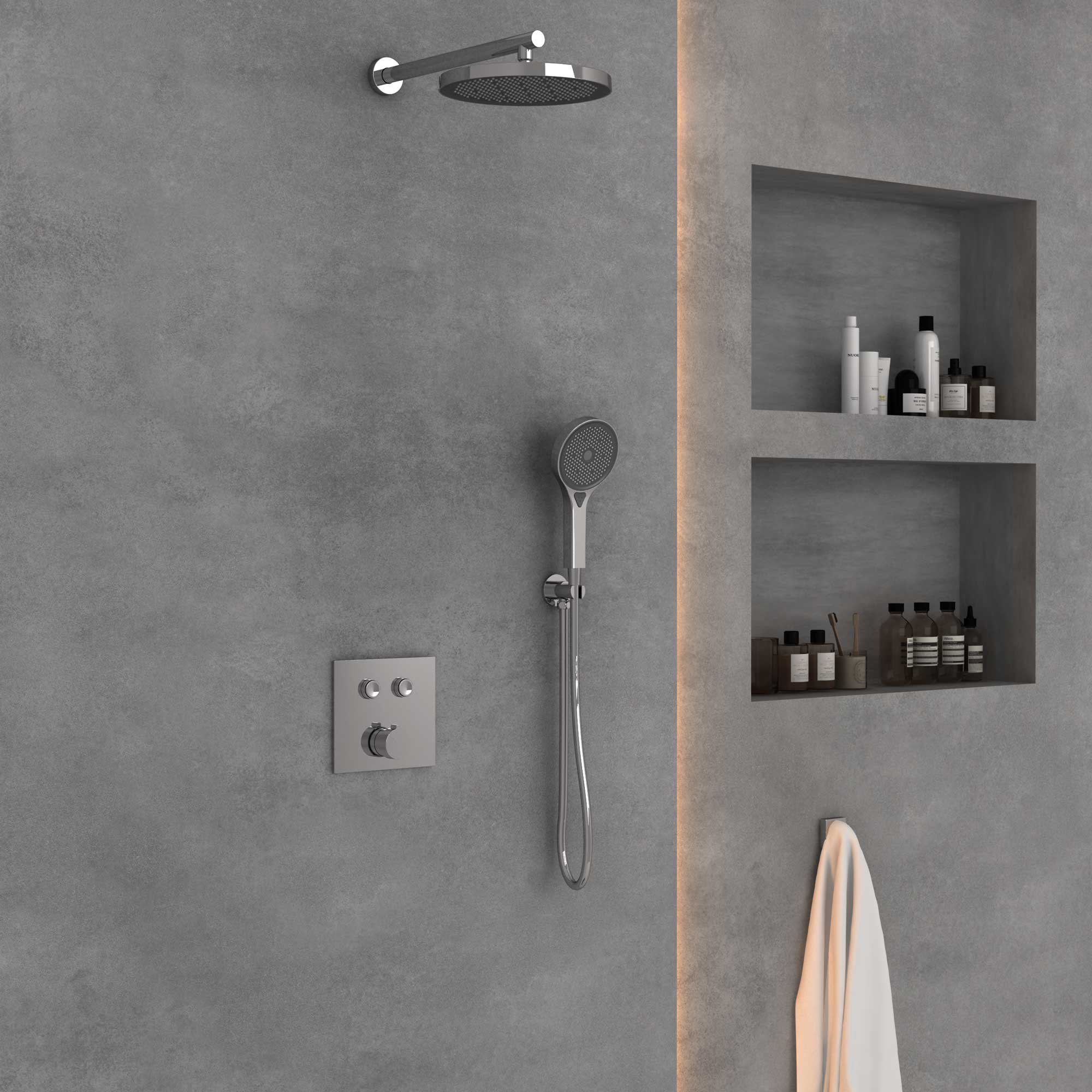 Душевой комплект Vincea с термостатом хром VSFW-4212CH - 2