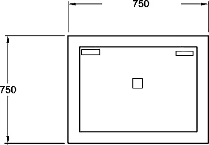 Зеркало Sanvit Матрикс 75 с подсветкой zmatrix75 - 1
