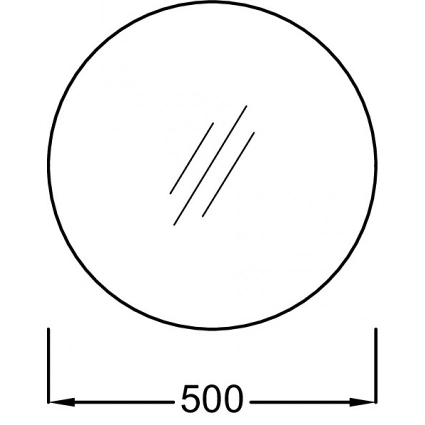 Зеркало Jacob Delafon Odeon Rive Gauche EB1143-NF 50 см - 1