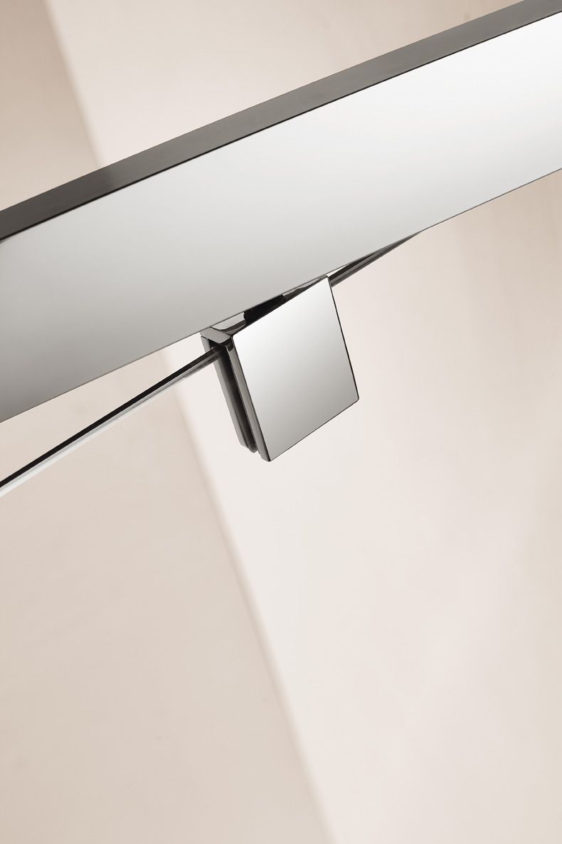 Душевая дверь в нишу Cezares Eco O BA 1 80 C Cr стекло прозрачное ECO-O-BA-1-80-C-Cr - 2