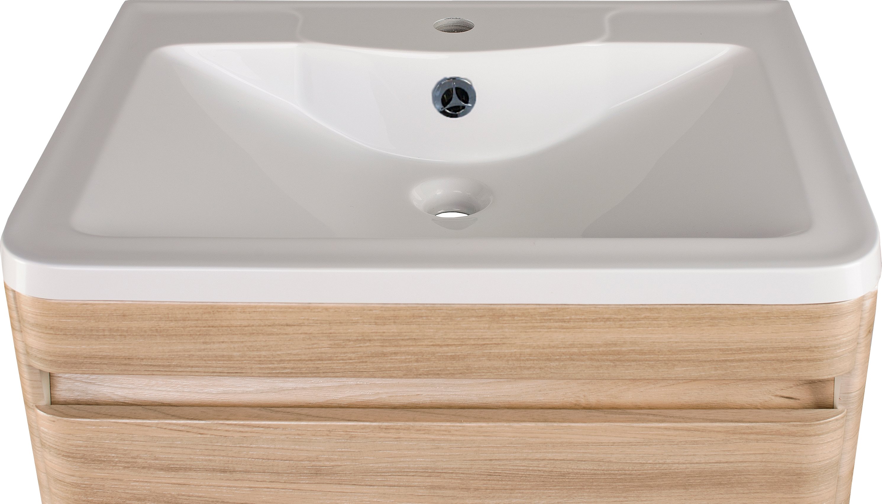 Тумба для комплекта Style Line Атлантика 60 Люкс Plus, подвесная, ясень перламутр СС-00002217 - 3