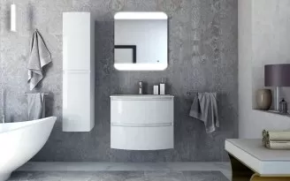 Шкаф-пенал для ванной Cezares Vague белый  54857 - 0