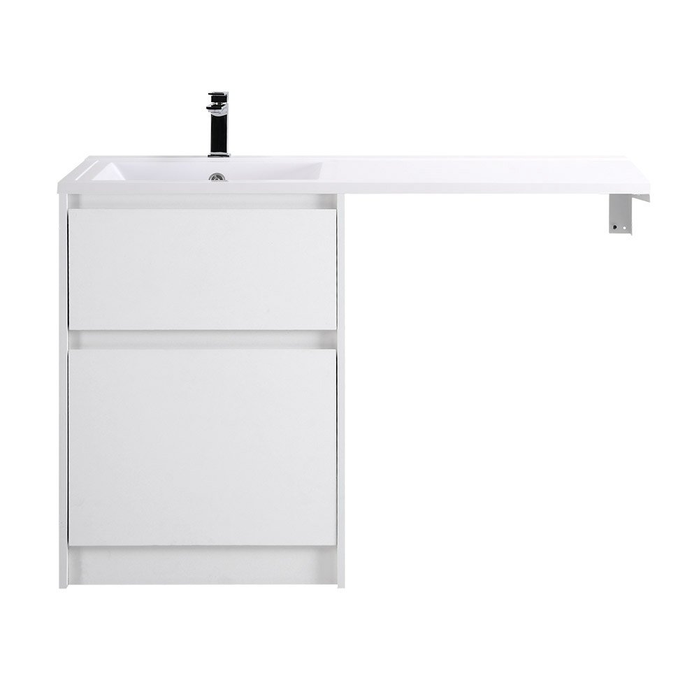 Комплект мебели Belbagno Kraft 120 белый матовый - 1