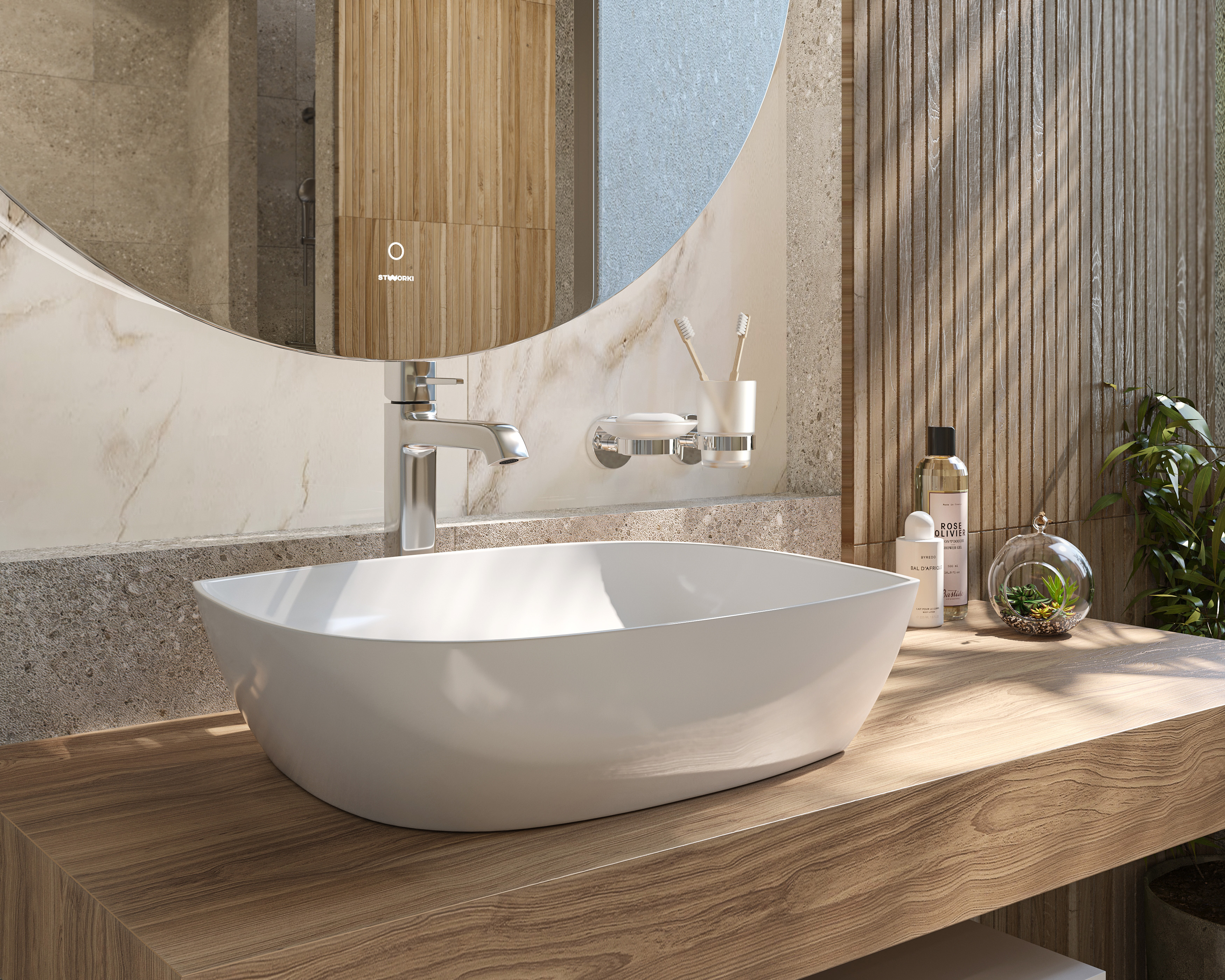 Смеситель для раковины STWORKI Эстерсунд ES-02cr хром - 1