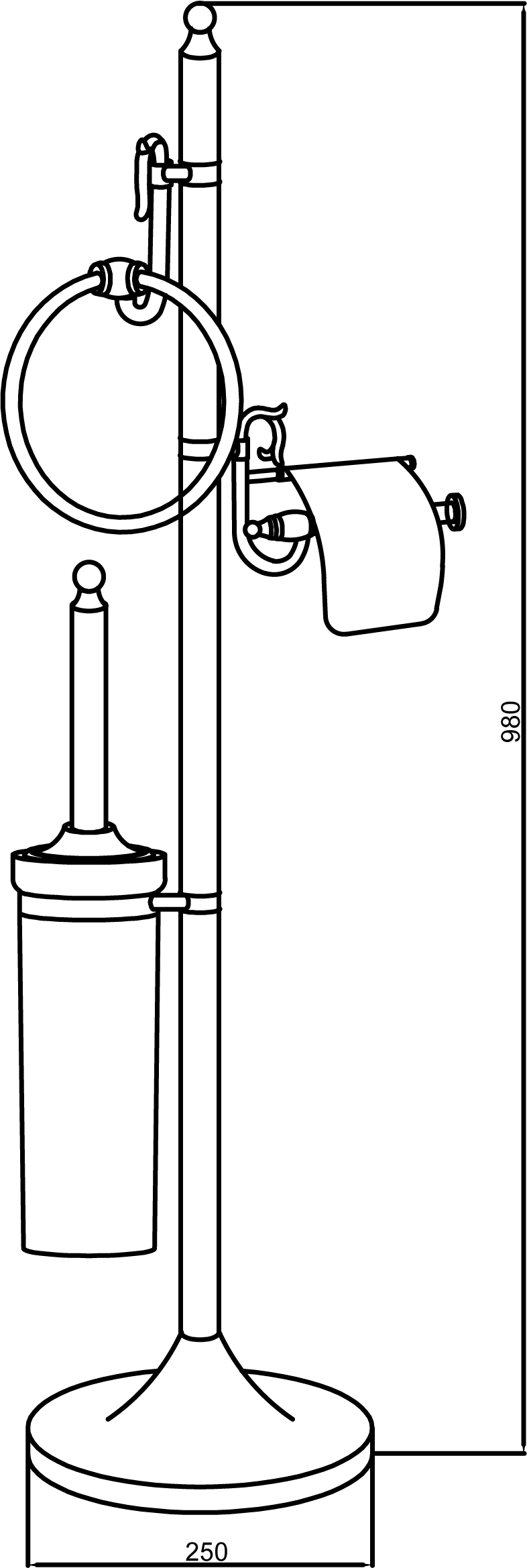 Стойка Boheme Brillante 10450 - 1