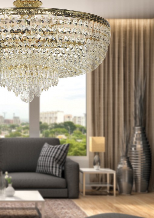 Люстра на штанге Arti Lampadari Nonna Nonna E 1.3.50.503 G - 1