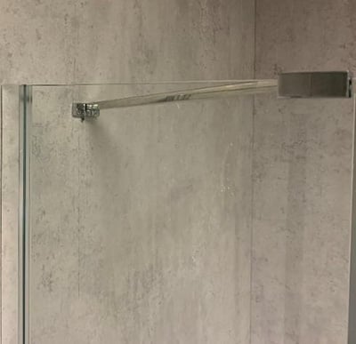 E22BT-GA горизонтальная штанга c шарнирами для регулировки /угол 45°/ (хром) - 2