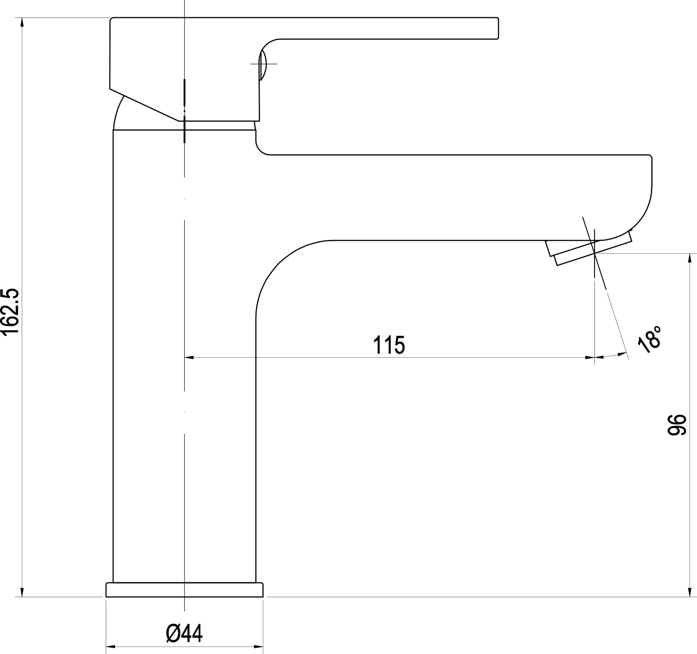 Смеситель Swedbe Lynx 2310 для раковины - 1