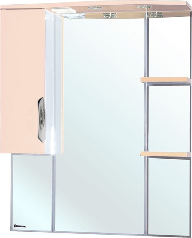 Зеркало-шкаф Bellezza Лагуна 85 L бежевый 4612114002076 - 0