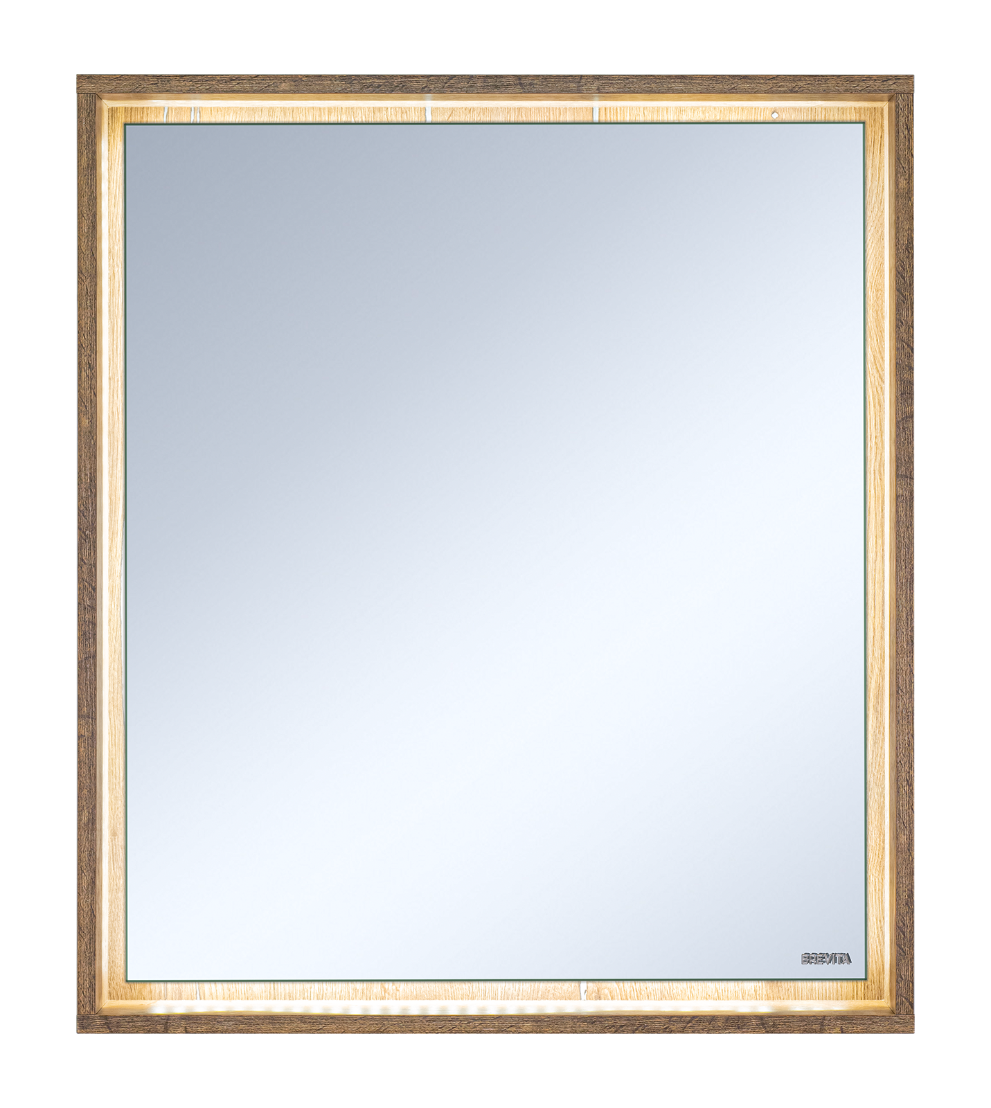 Dallas - 70 Зеркало свет ДСП (Дуб Галифакс) DAL-02070-074 - 0