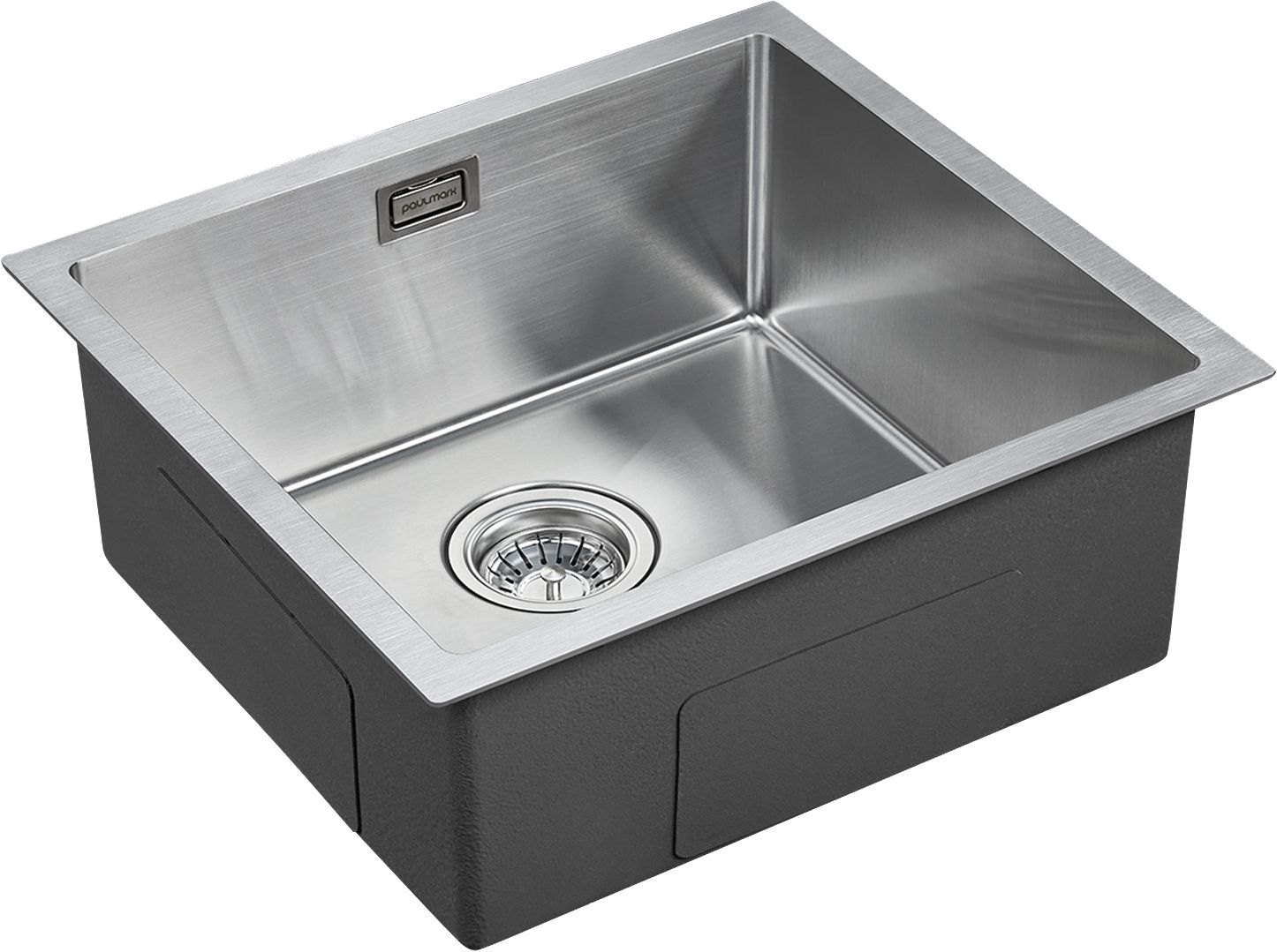 Мойка кухонная Paulmark Weser 48 брашированная сталь PM804844-BS - 1