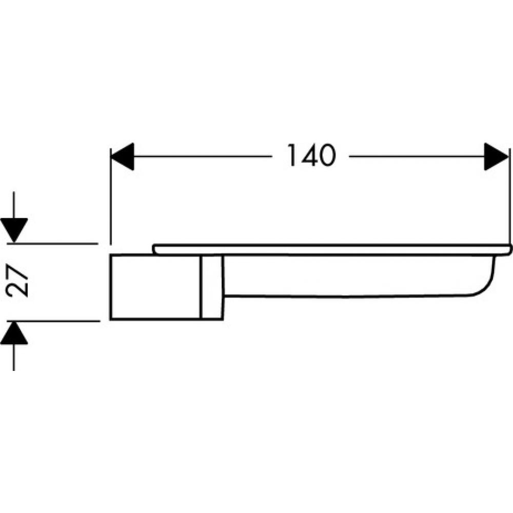 Мыльница Hansgrohe Cassetta’S 28684000 - 1