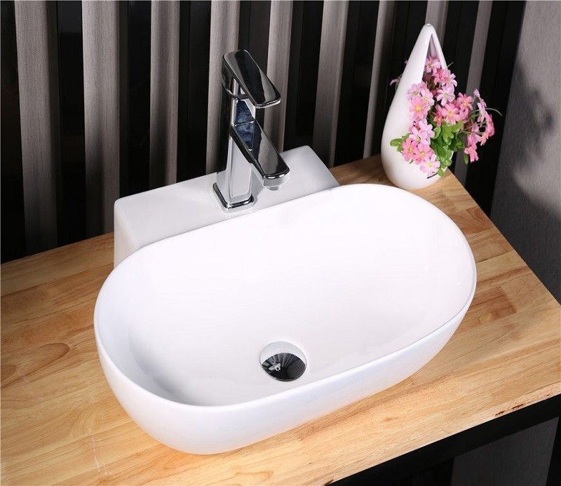 Раковина накладная Ceramalux N 56 белый  9234 - 6